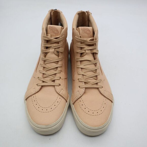 Vans SK8 Hi Reissue Tan Natural Hi-Top Shoes Women’s 10.5 Men’s 9 Sneakers - Picture 2 of 9
